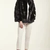 Black mink jacket