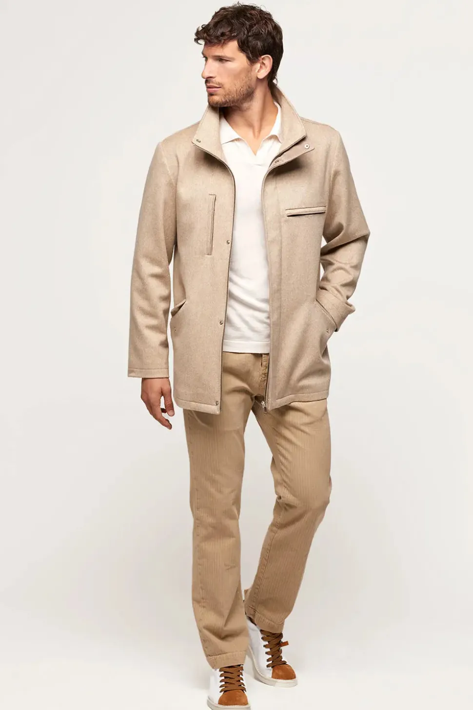 Cashmere jacket for men