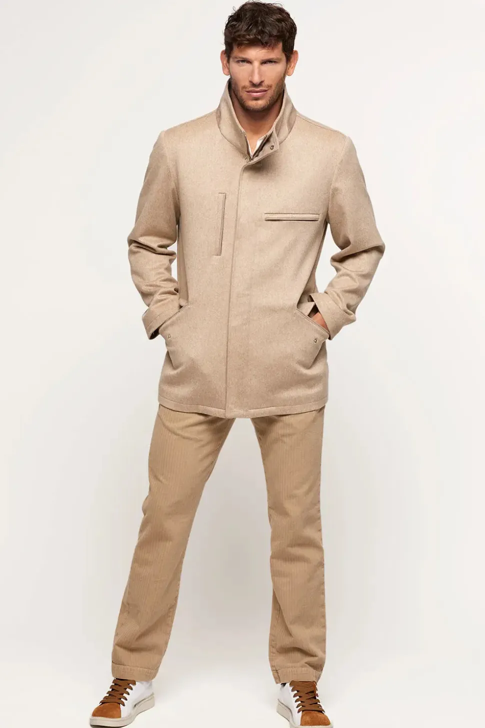 Cashmere jacket for men