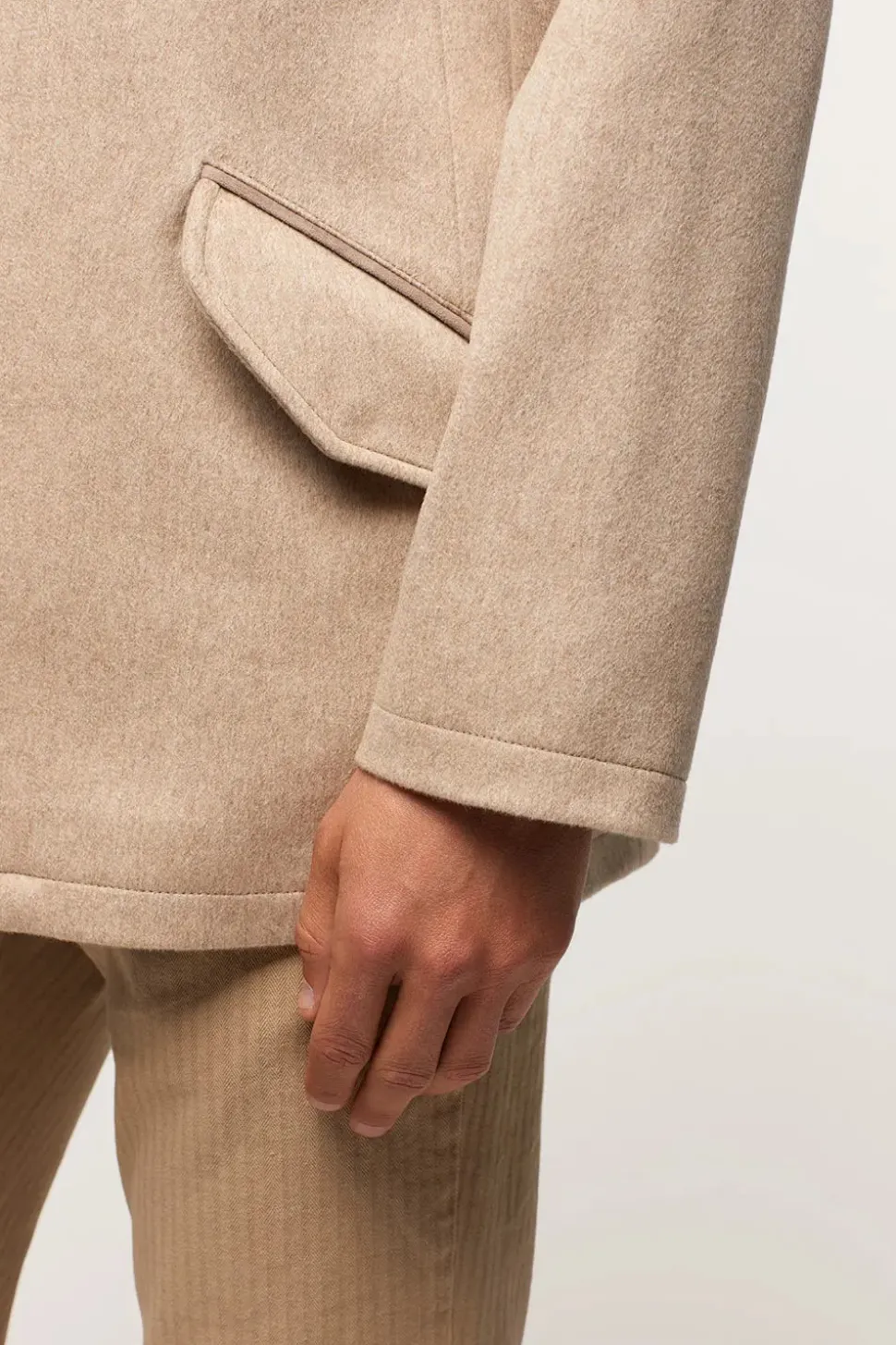 Cashmere jacket for men