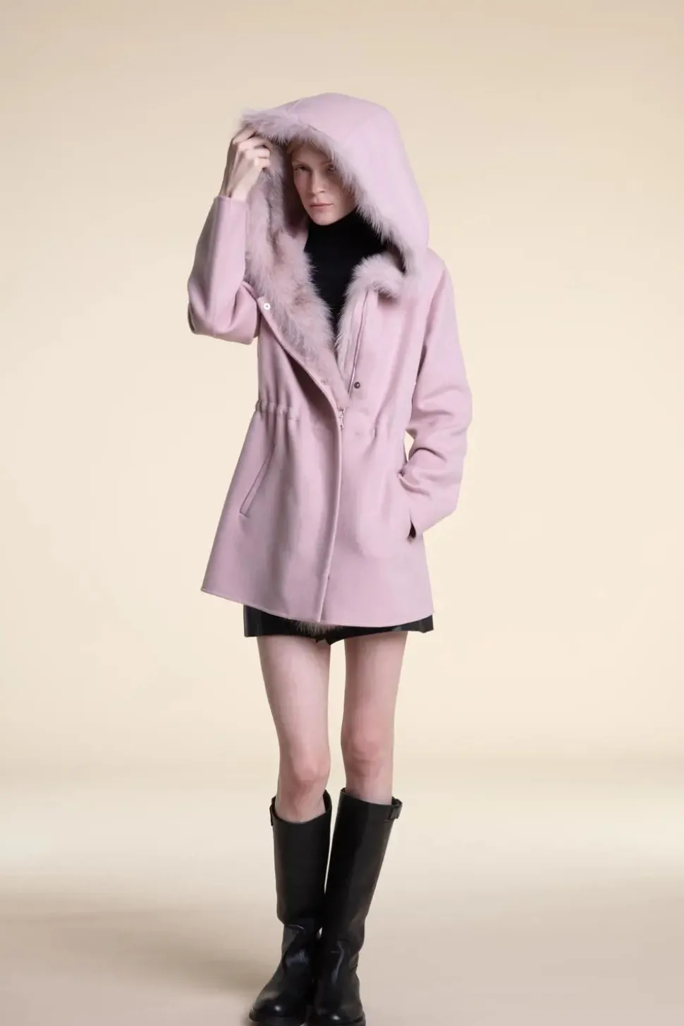 Cashmere parka