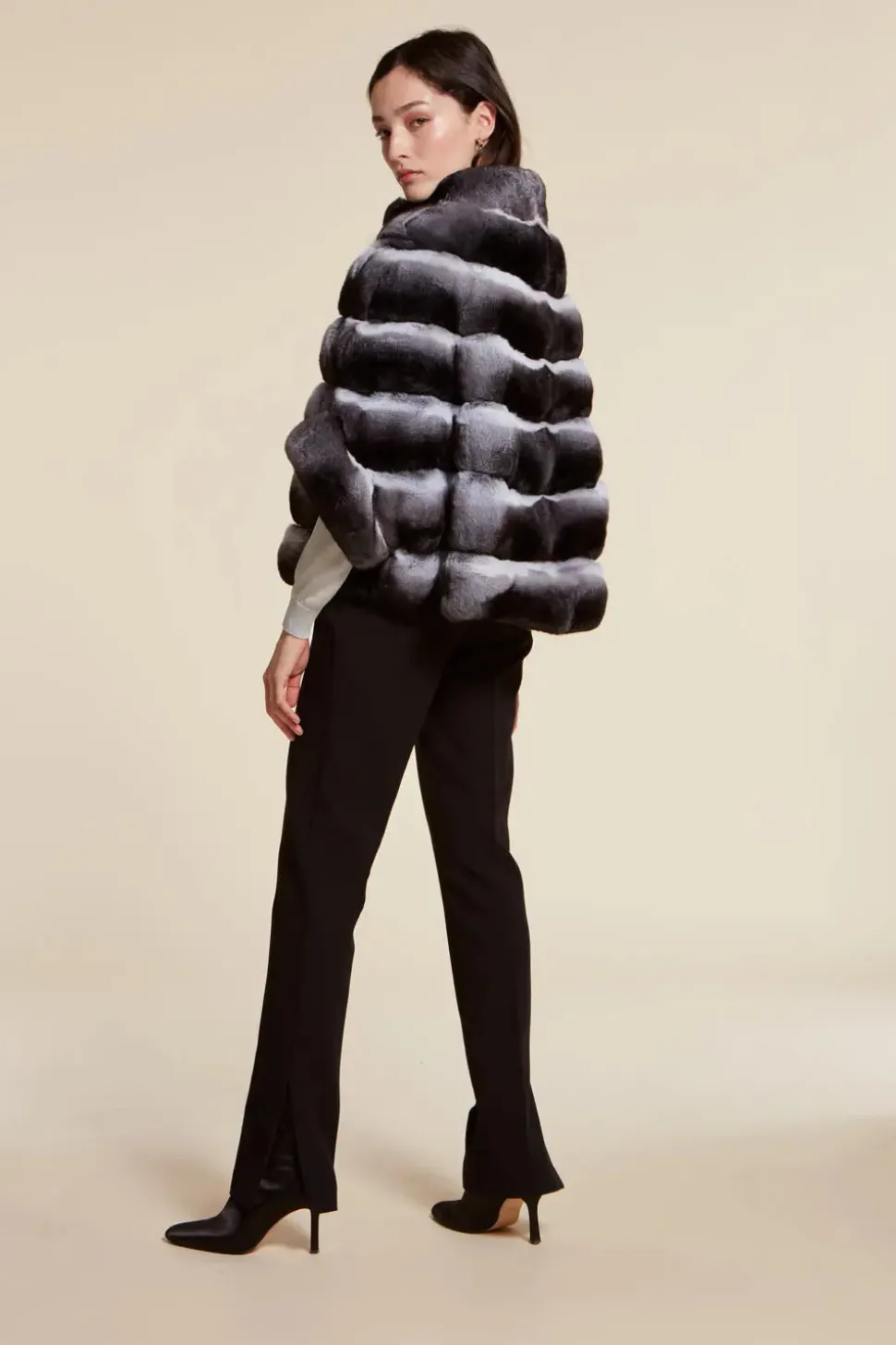 Chinchilla fur jacket