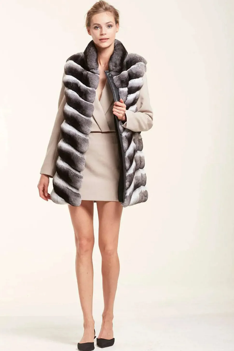 Chinchilla fur vest