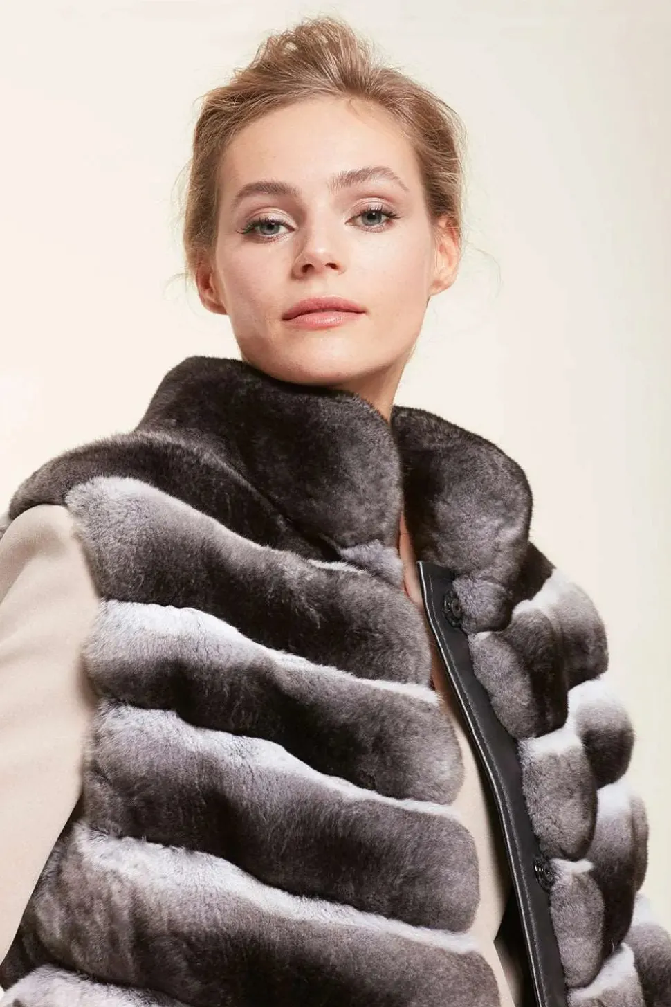 Chinchilla fur vest
