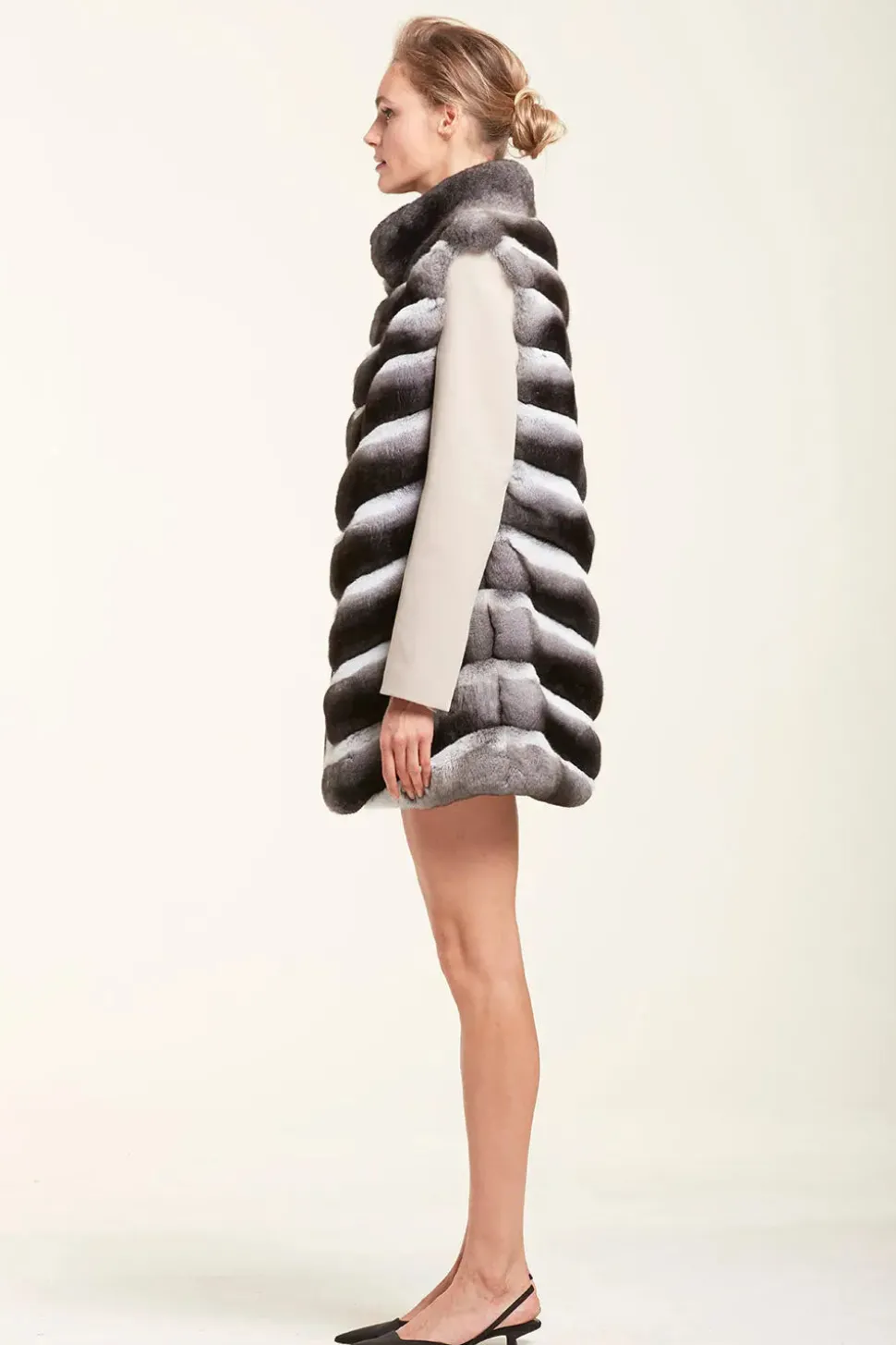 Chinchilla fur vest