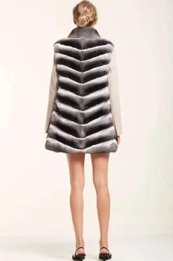 Chinchilla fur vest