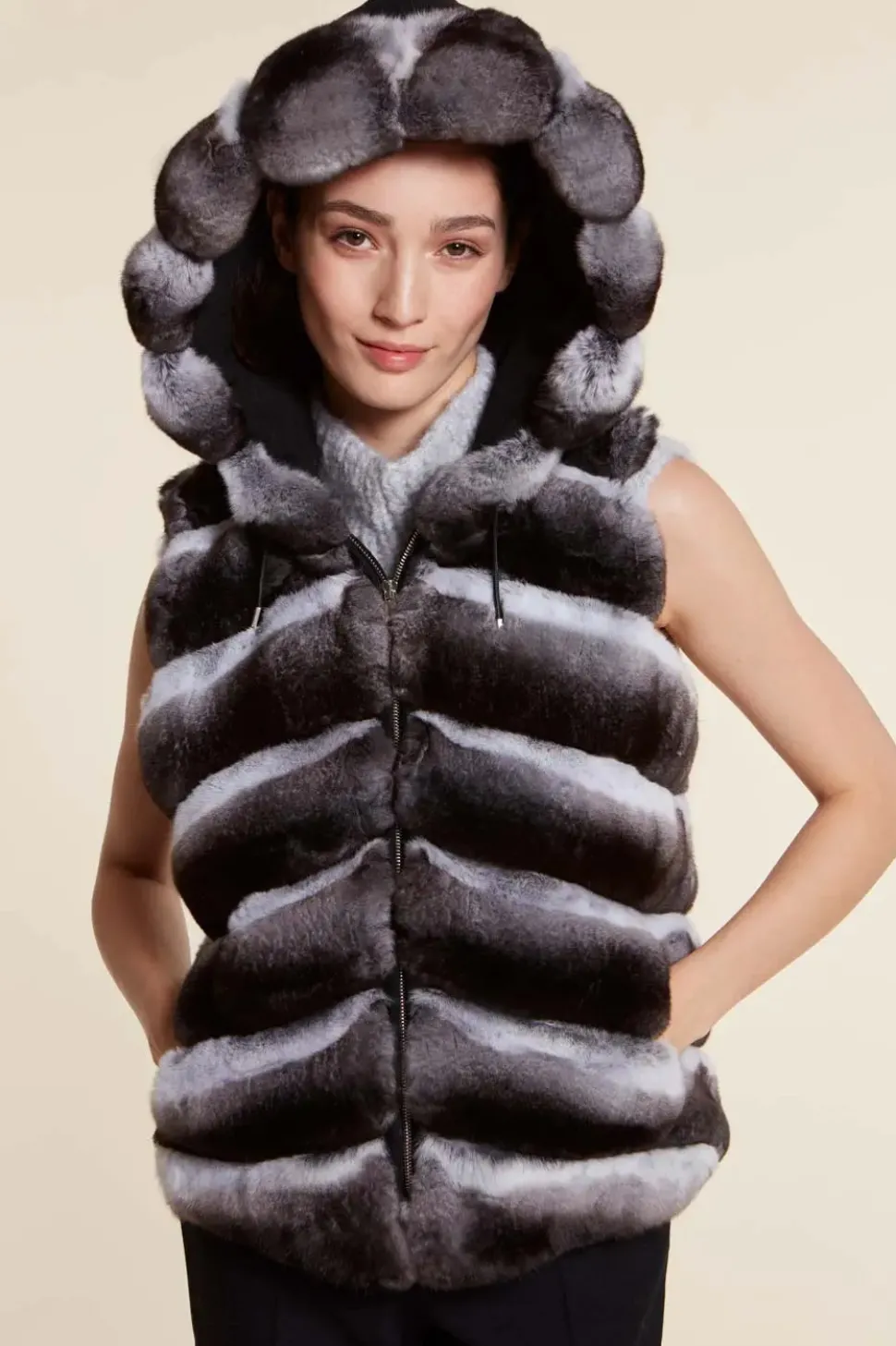 Chinchilla vest