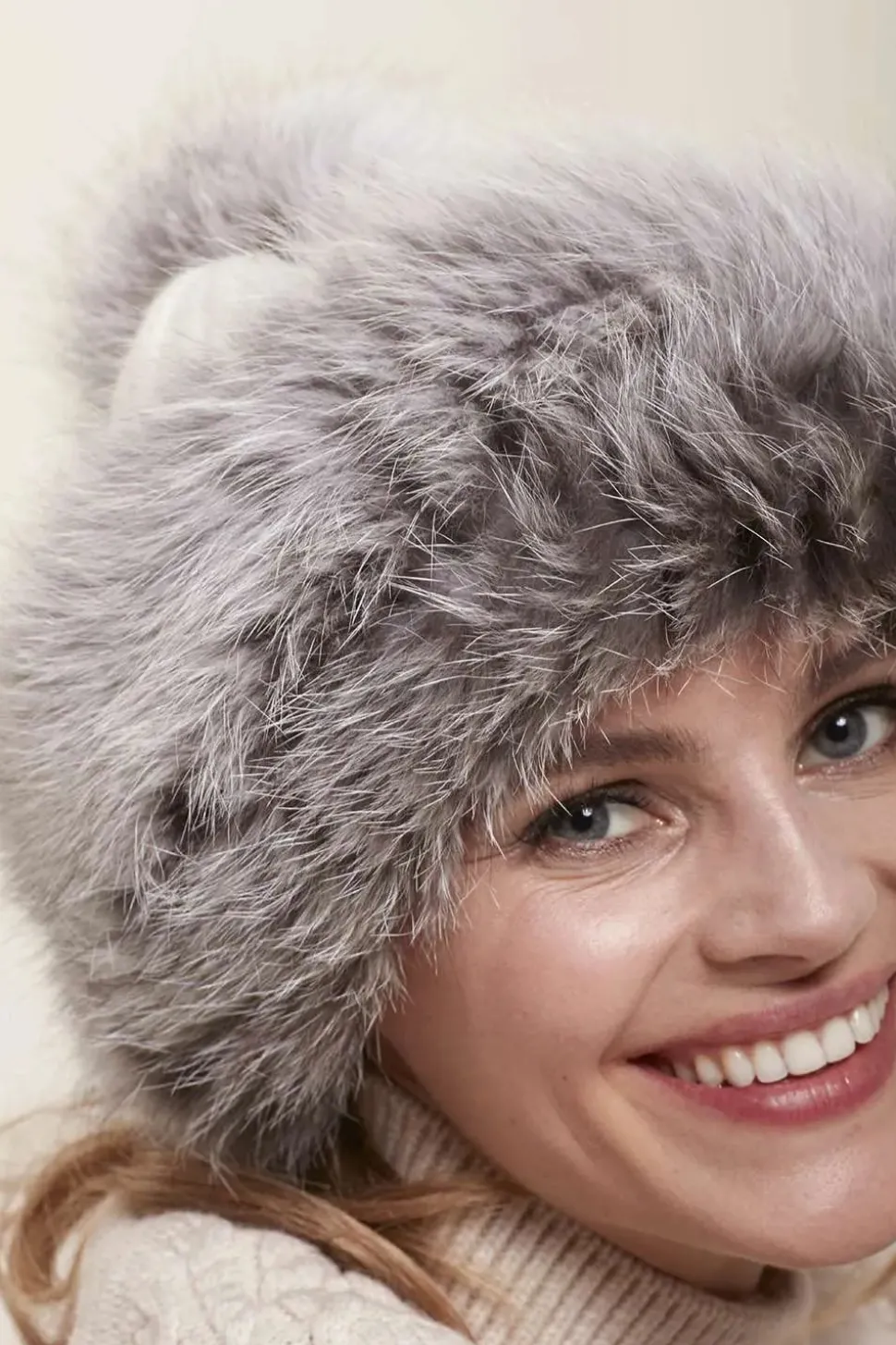 Fox and wool hat
