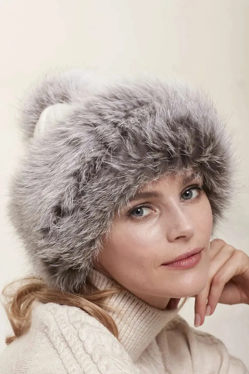 Fox and wool hat