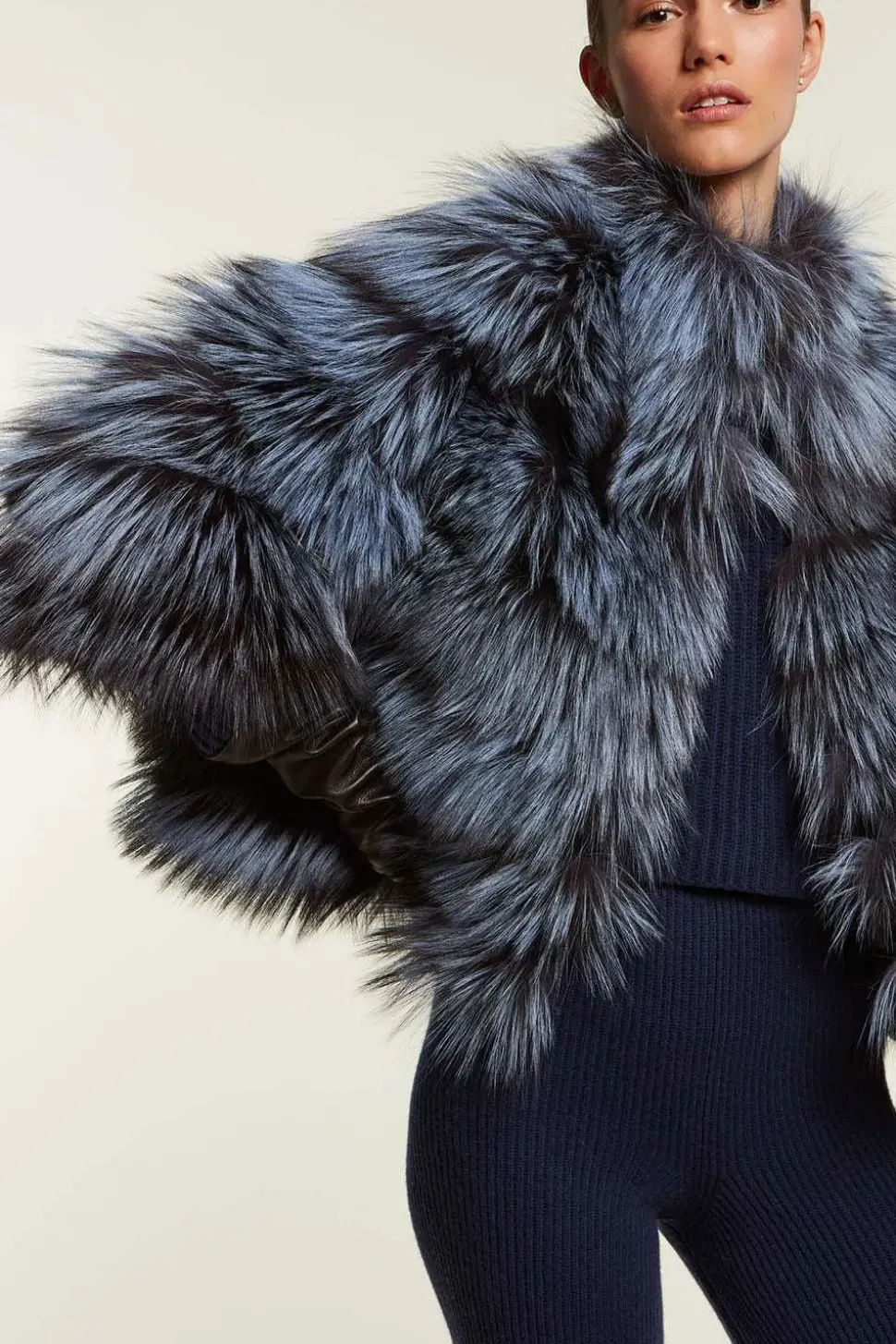 Fox fur jacket