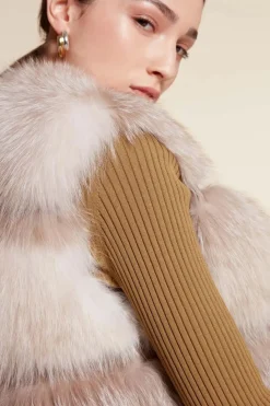 Fox fur vest