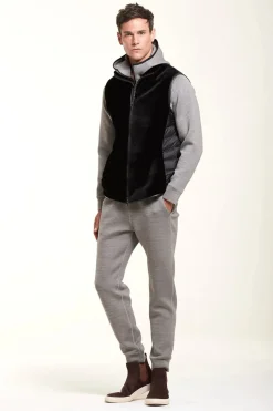Fur mens vest