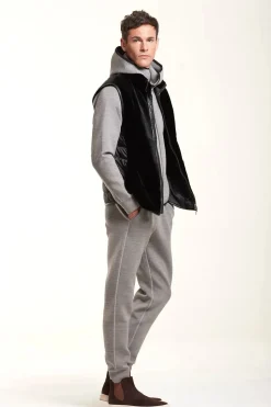 Fur mens vest