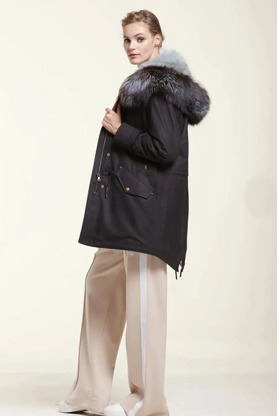 Fur parka