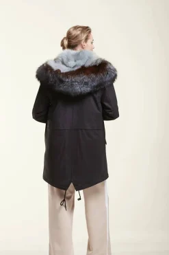 Fur parka
