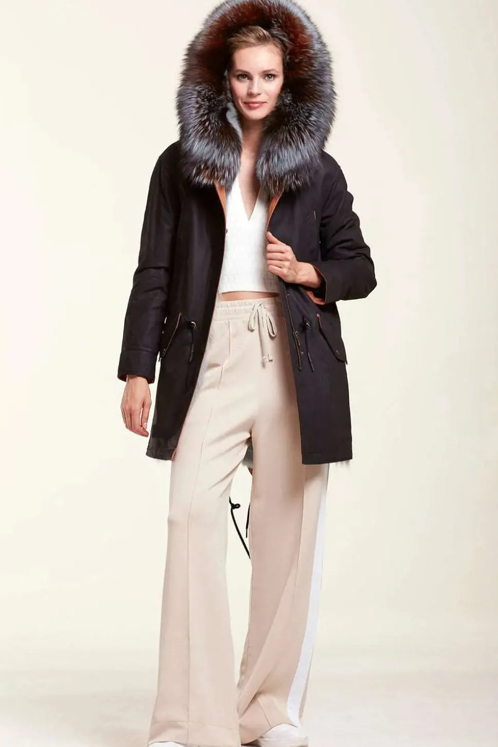 Fur parka
