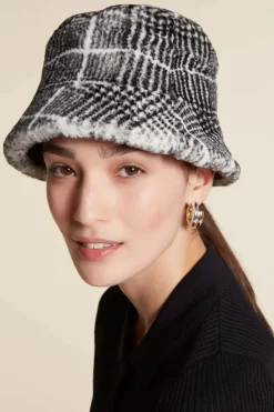 Grey mink hat