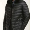 Jacket with fur collar