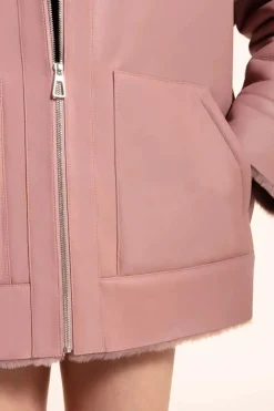 Ladies shearling jacket