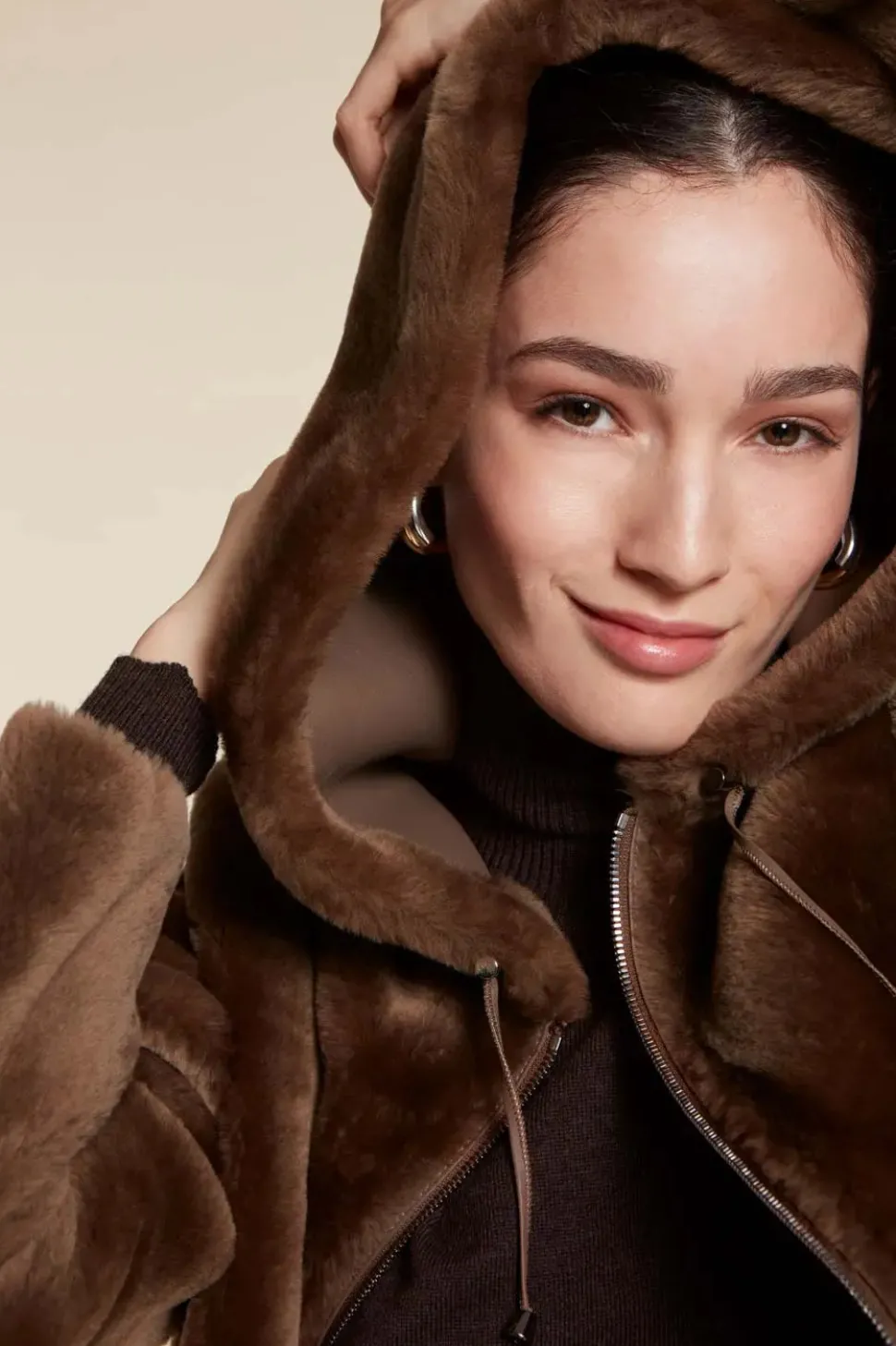 Ladies sheepskin coat