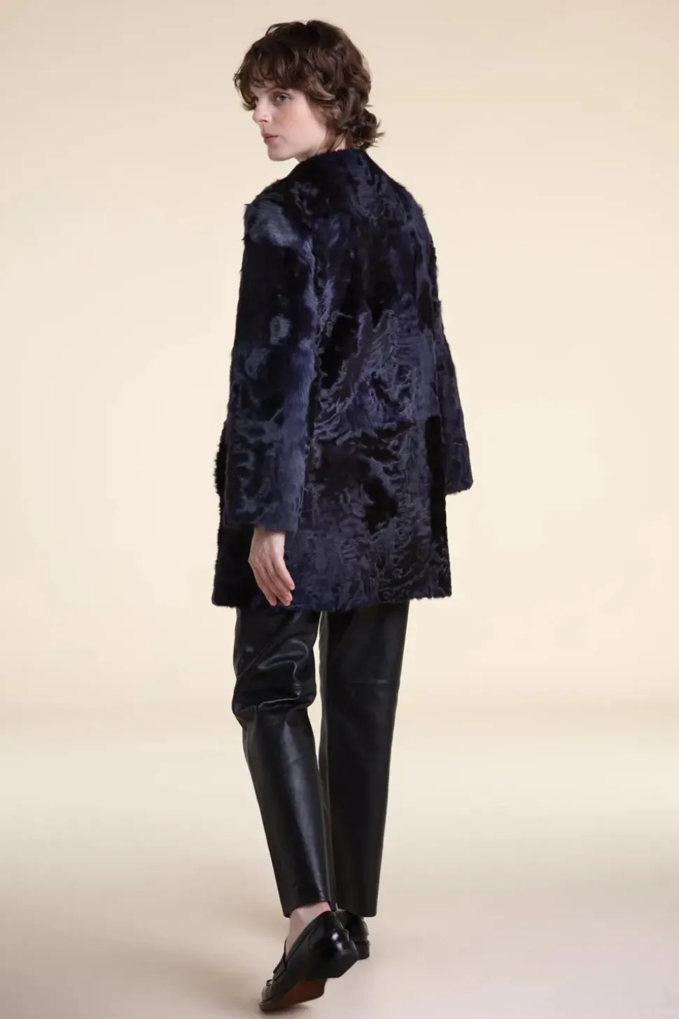 Lamb fur jacket