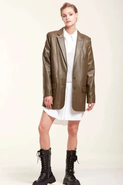 Leather jacket