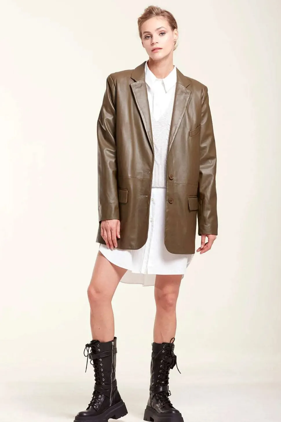 Leather jacket