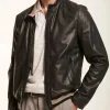 Leather jacket mens