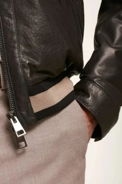 Leather jacket mens