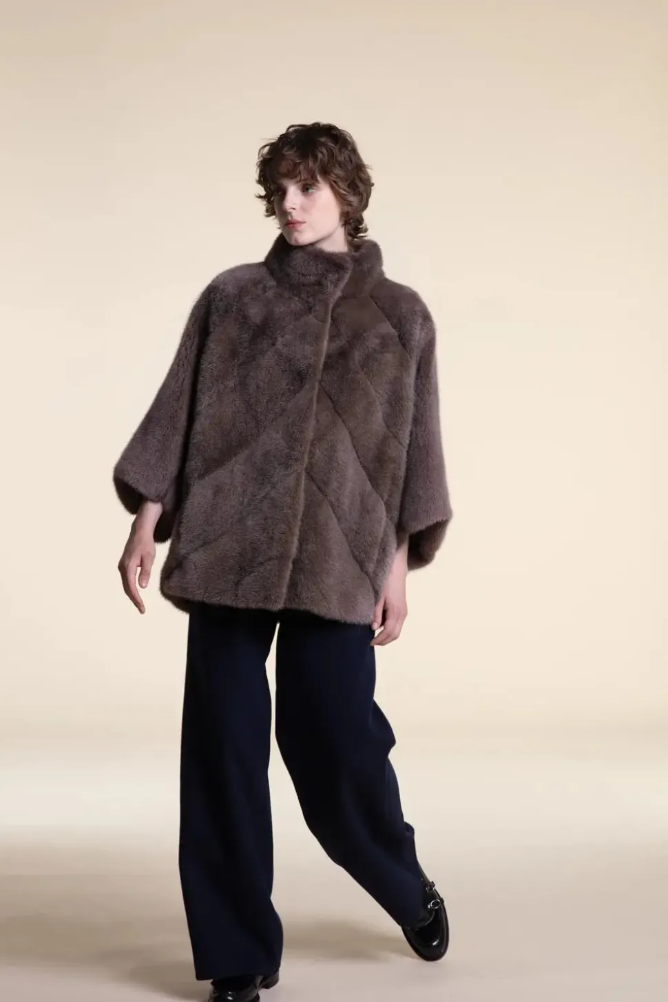 Long mink jacket