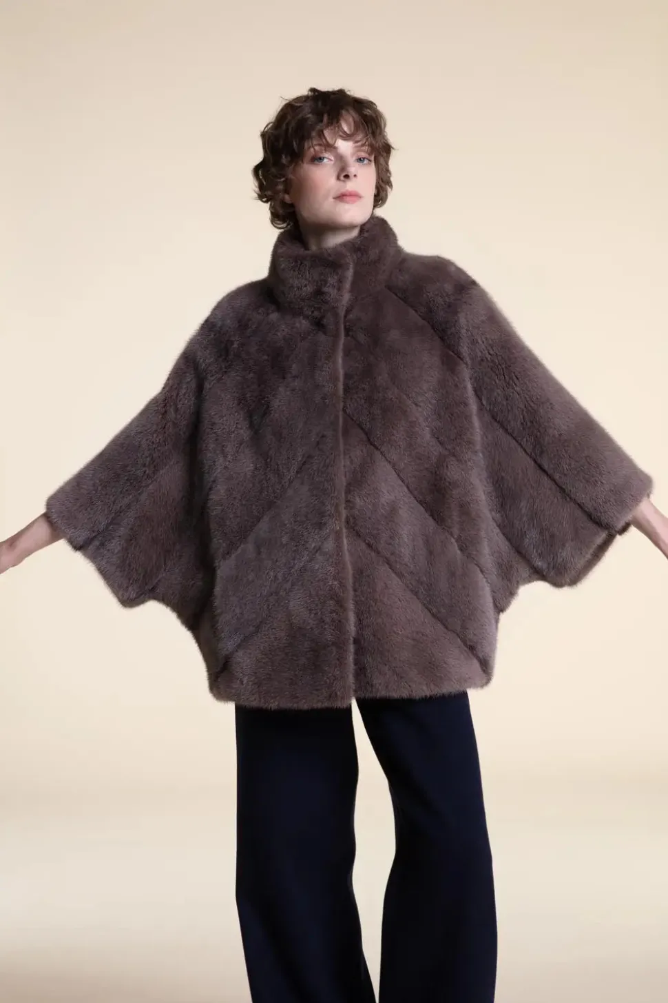 Long mink jacket