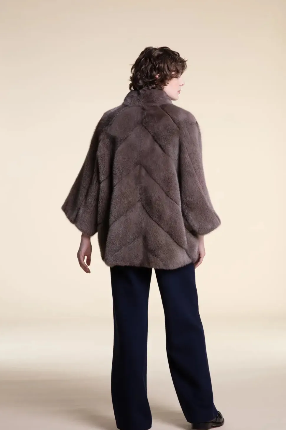 Long mink jacket