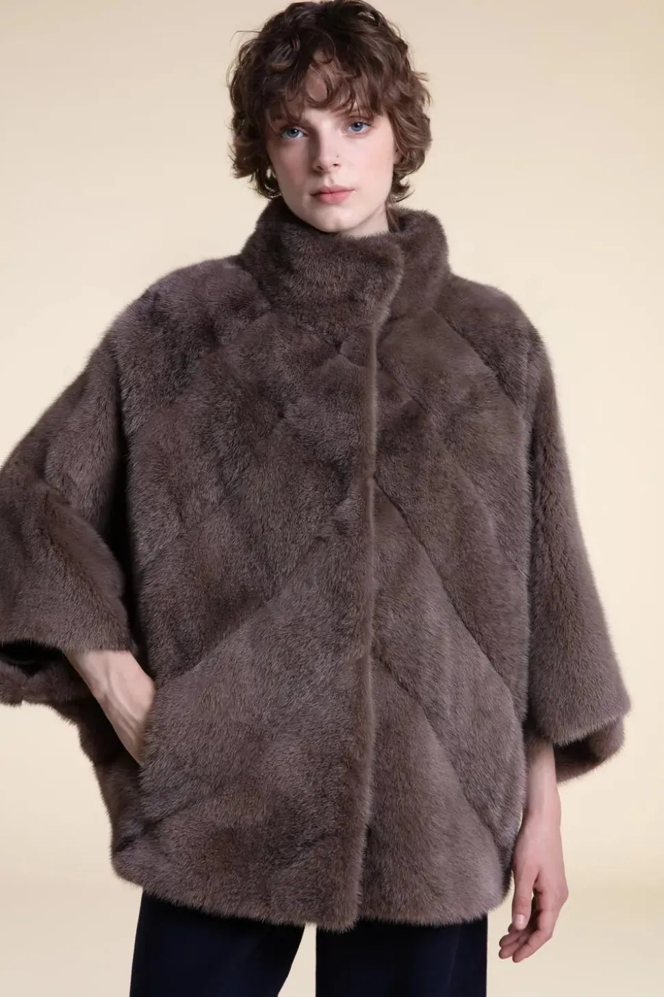 Long mink jacket
