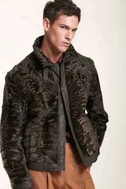 Men fur jacket