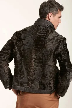 Men fur jacket
