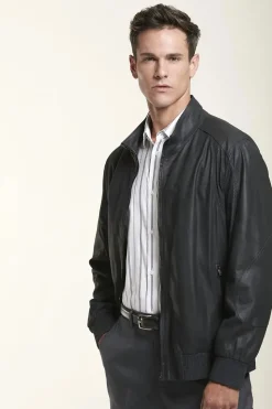 Mens leather jacket