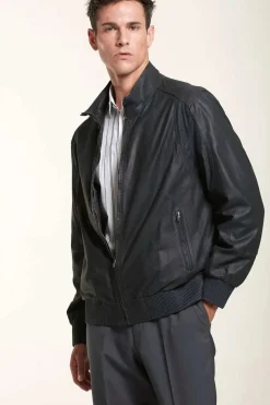 Mens leather jacket