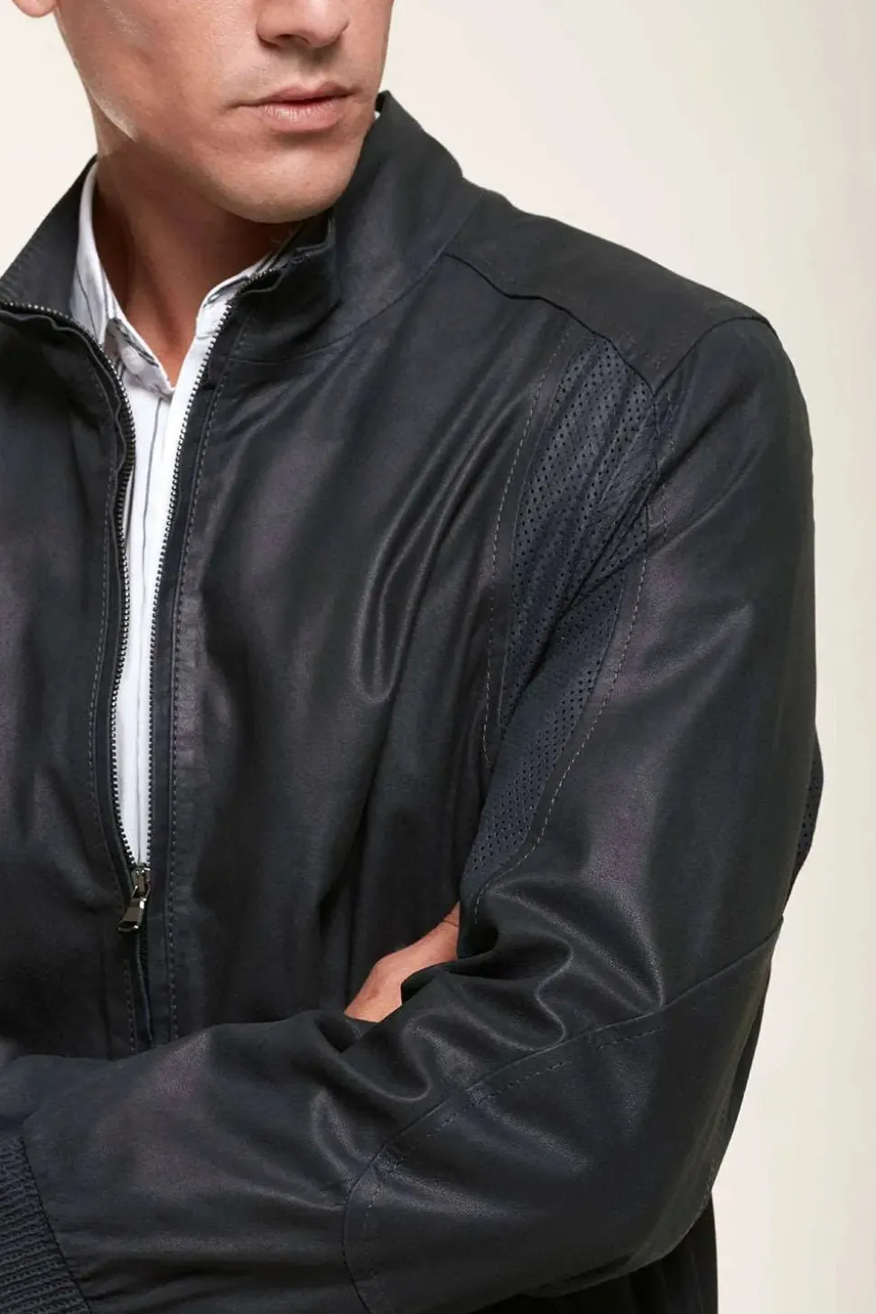Mens leather jacket