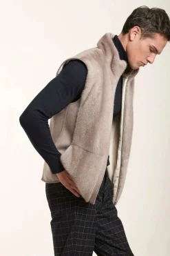 Mens mink vest