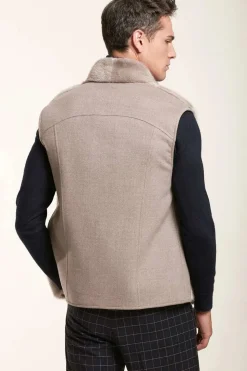 Mens mink vest
