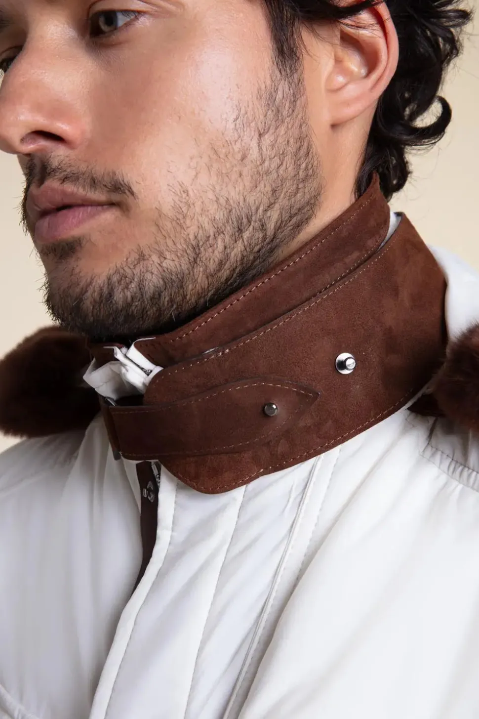 Mens winter coat with hood