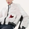 Mink bomber jacket