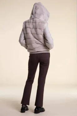 Mink bomber jacket womens