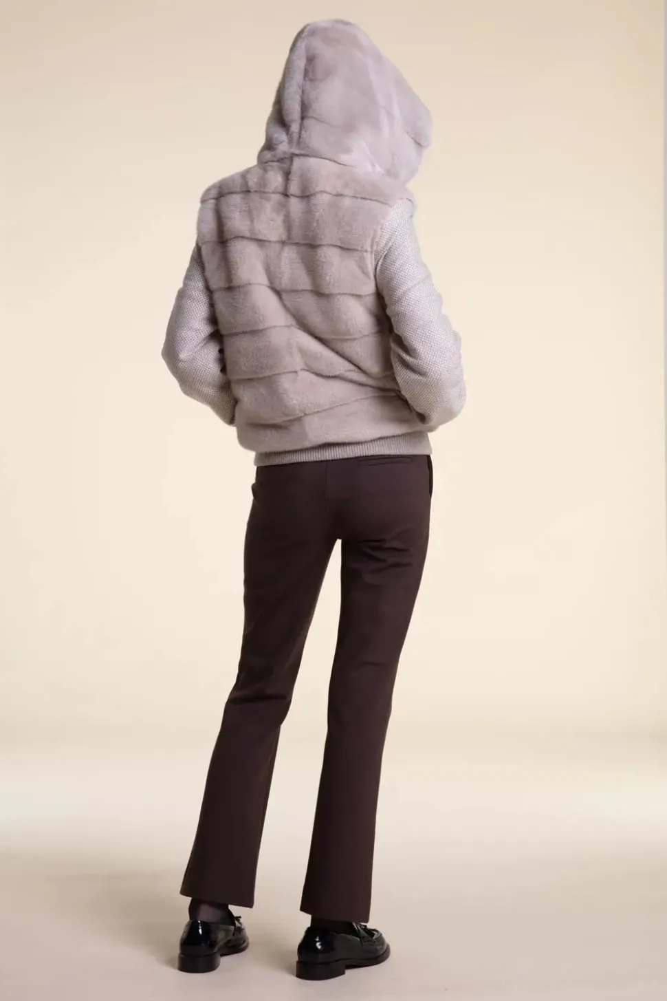 Mink bomber jacket womens