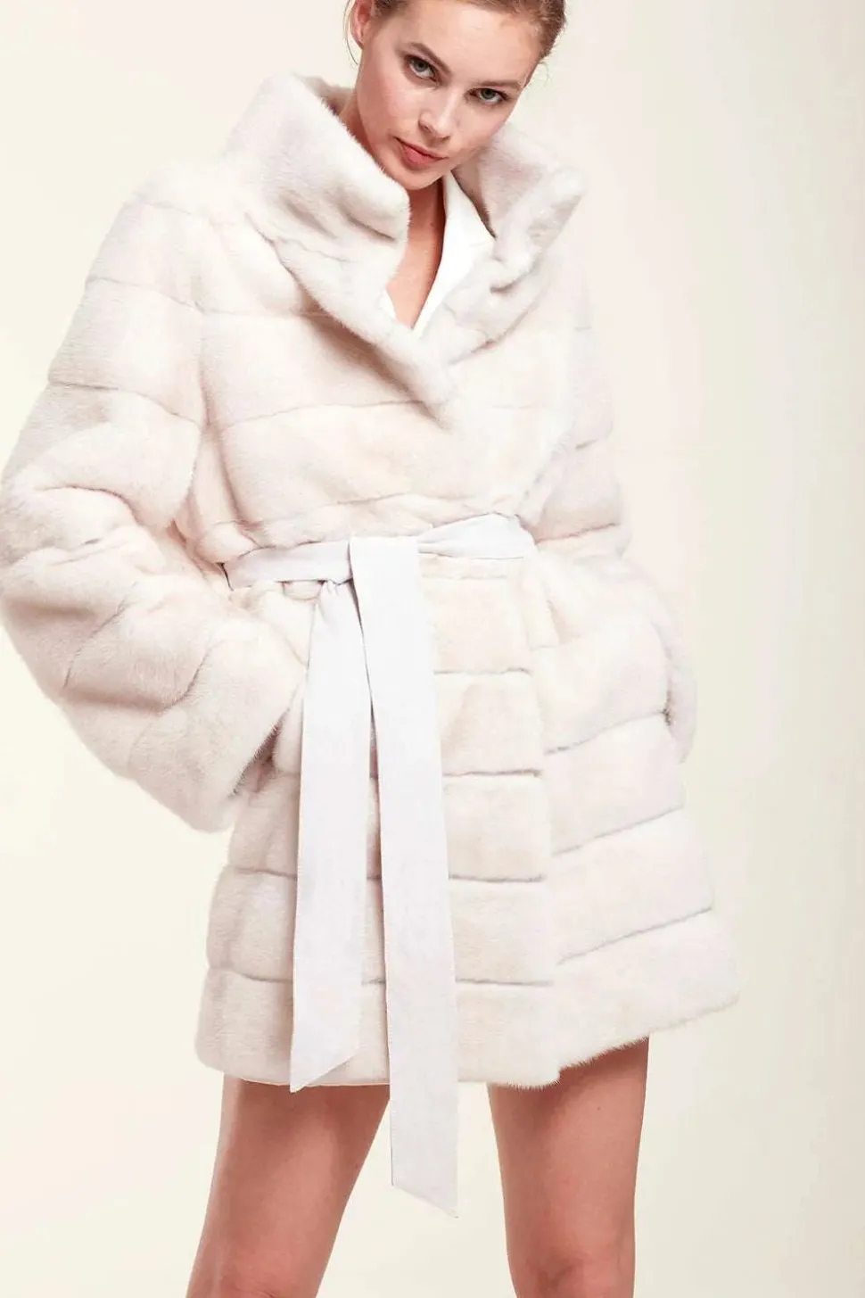 Mink fur coat
