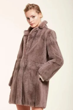 Mink fur coat