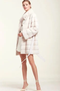 Mink fur coat