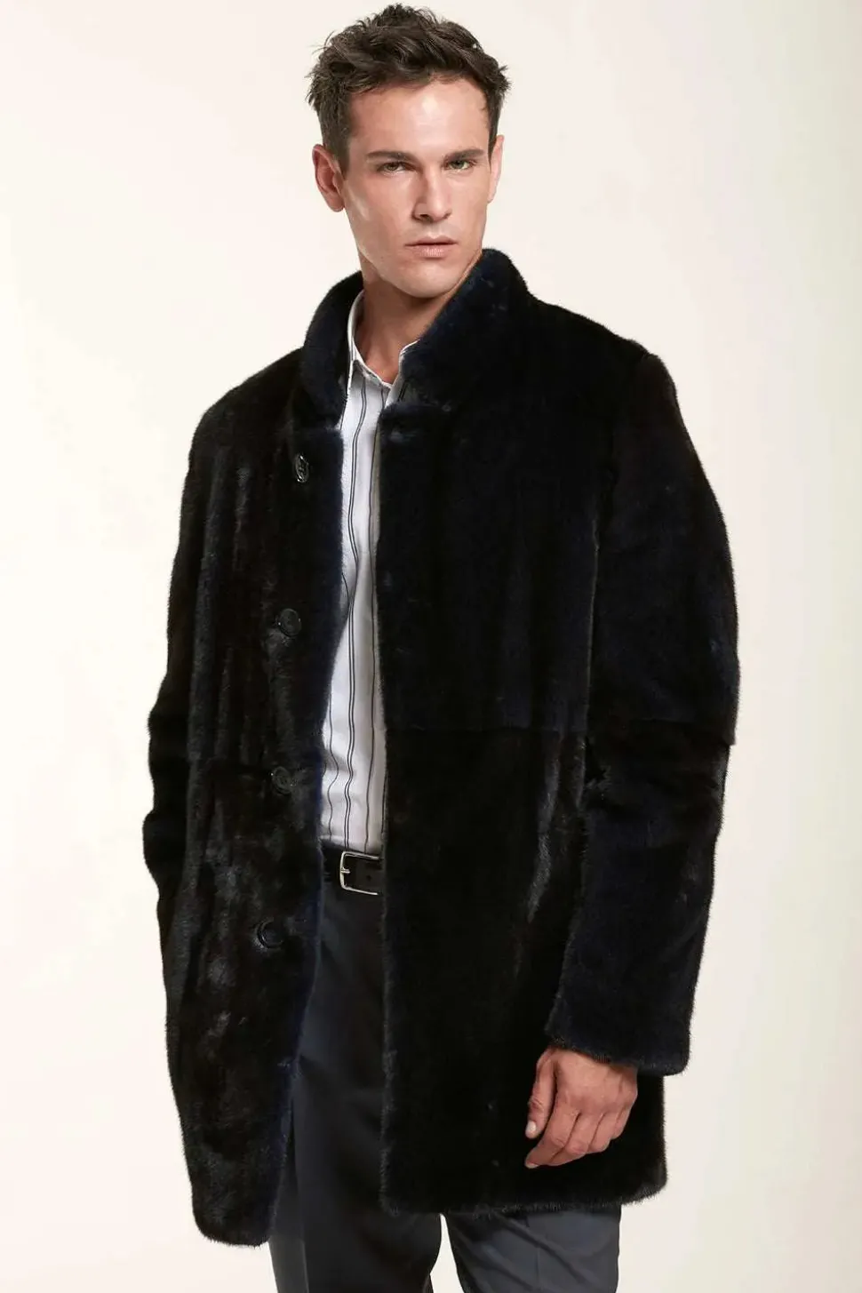 Mink fur coat mens