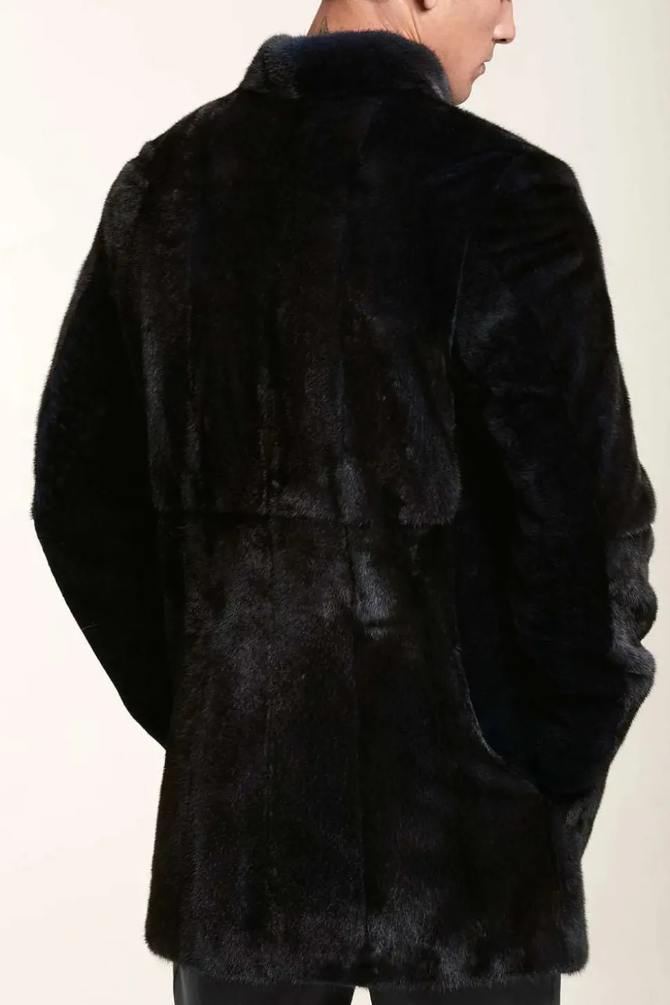 Mink fur coat mens