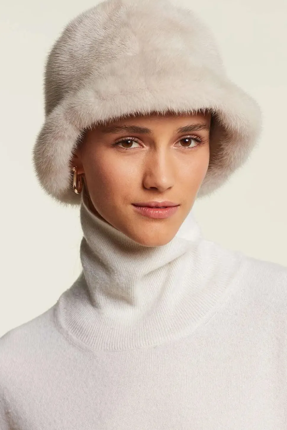Mink fur hat